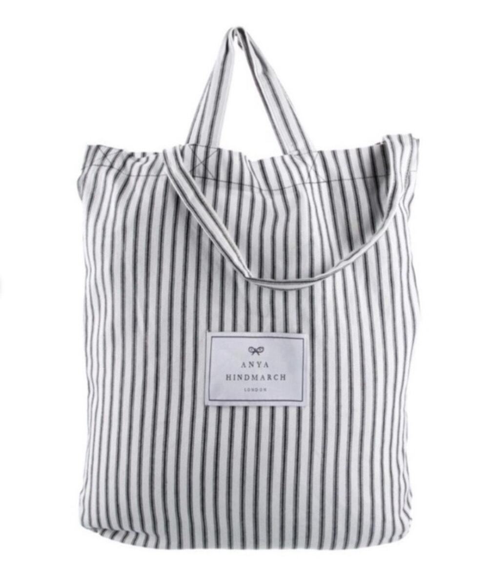 Anya Hindmarch London reusable bag Gray/White Medium B000729